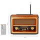 thumbnail image 4 of Radio Parlante Solar y Corriente Retro Bluetooth USB FM, 4 of 6