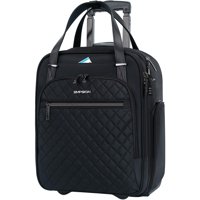 Bolsa De Mano Con Ruedas Empsign Para Debajo Del Asiento, 16 Pulgadas, Ligera, Negra