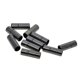 thumbnail image 5 of 10Set 4/5 / 6mm Cuero Bayoneta Broches Cordones Extremos Joyería DIY Negro 18x6mm, 5 of 5