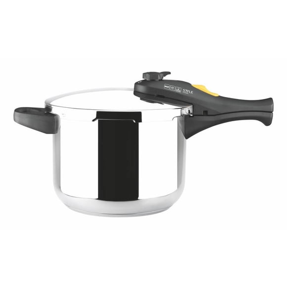 Olla A Presión Style Acero Inoxidable 6L Plateado 1 Piezas