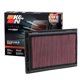 thumbnail image 1 of Filtro de aire de motor K&N de alto flujo, lavable y de por vida 33-2381, 1 of 9