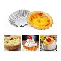 Genérico - 24 Molde Mini Tartaleta Moldes De Tartas De Huevo 7Cm
