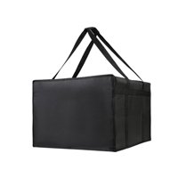 Magideal - Bolsa Aislante Para Entrega De Pizza, Estuche De Transporte Para Almacenamiento De Alimentos Fríos Y Calientes, Asa De Transporte Reforzada Para Campi Capacidad Para 6 Cajas De Pizza.
