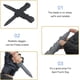 thumbnail image 4 of cuchillos de daga que desaparecen, cuchillos de truco que desaparecen, accesorio de broma de Halloween, cuchillo falso retráctil, hoja de plástico, juguete de daga, accesorio de trucos de magia (estil, 4 of 7