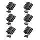 thumbnail image 1 of Uxcell 6 Pcs Pestillo de Trinquete 1" x 0.8" Cierre de Pestillo Mini Broche para Caja de Joyería Caja de Regalo Negro Oscuro, 1 of 6