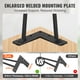 thumbnail image 2 of Patas para muebles VEVOR 19 en forma de horquilla de metal, 500 libras, 4 unidades, color negro, 2 of 3