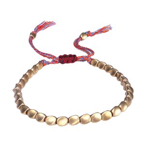 Ioensy - Pulsera De Cuentas Pulseras Llamativas Cuerda De La Suerte Para Hombres Niños Niñas 6.3-9.8 Pulgadas
