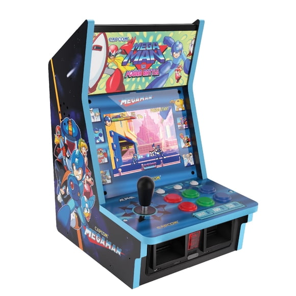 Bartop Arcade Evercade Alpha Mega Man con controles de competición