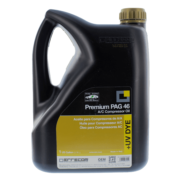 Aceite PAG 46 + Detector de Fugas UV 1GL Errecom