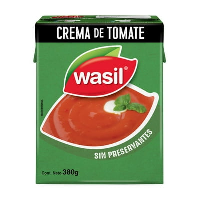 Crema De Tomate Caja 380 G Wasil