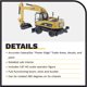 thumbnail image 4 of Diecast Masters Excavadora de Ruedas Caterpillar M318D 1:87, 4 of 9