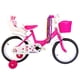 thumbnail image 1 of Bicicleta Aro 16 Infantil Con Peluchero Rosado Angel, 1 of 5