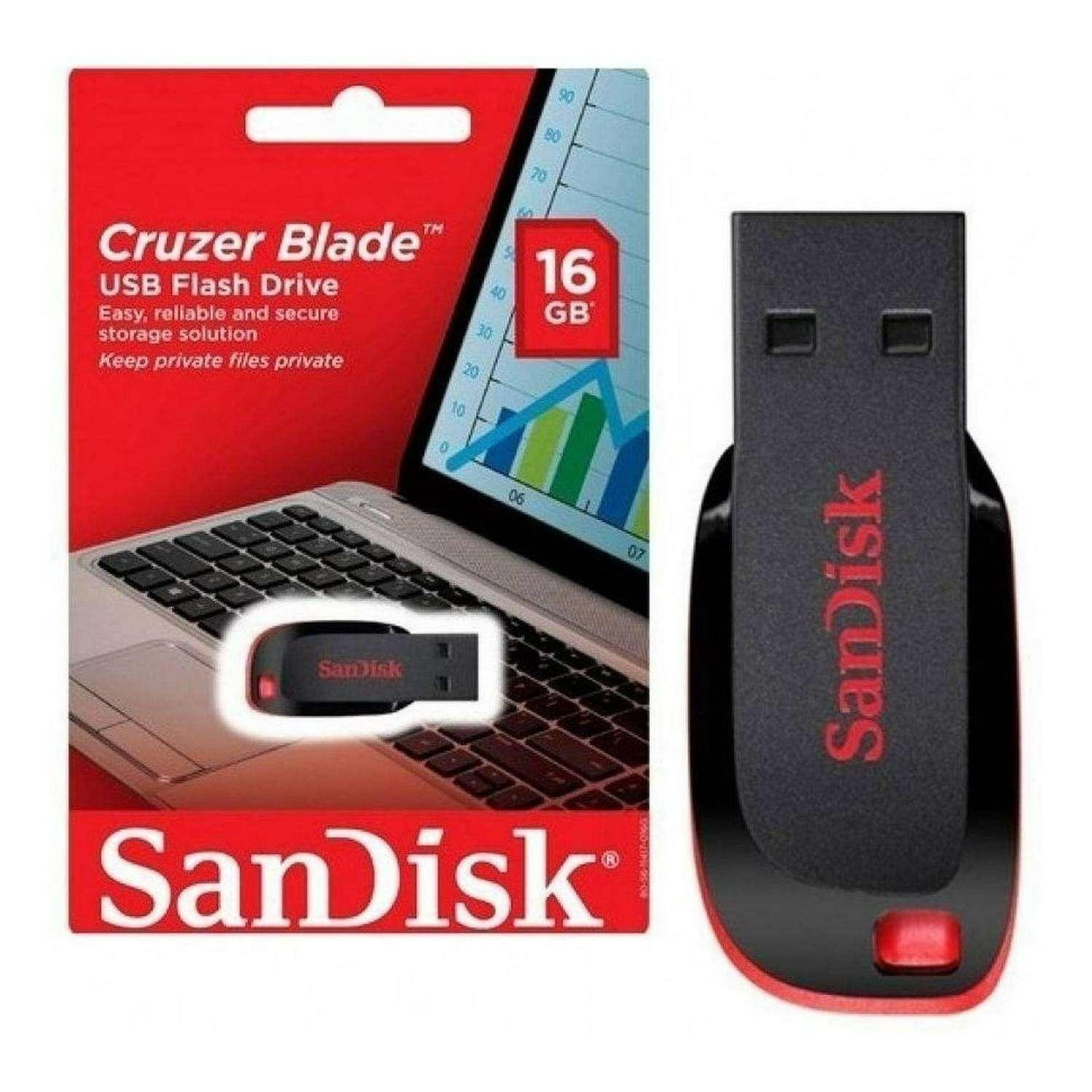 Gen - Pendrive 16gb Sandisk Original Datos Fotos Videos Musica Multicolor