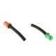 thumbnail image 1 of 2 Juegos De Manguera De Tubo De Ventilación De Válvula De Tapa De Tanque De Combustible De Gas CNC Naranja + Verde, 1 of 5