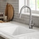 thumbnail image 2 of Grifo de cocina Kraus Oletto de acero inoxidable sin manchas KPF-2620SFS, 2 of 9