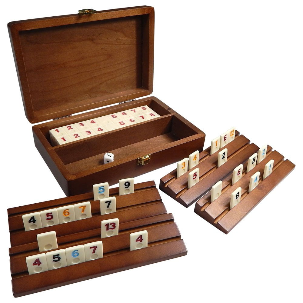 Best Chess Set - Juego De Mesa Rummy Tile, El Mejor Juego De Ajedrez Tracy, Mini Travel Wood
