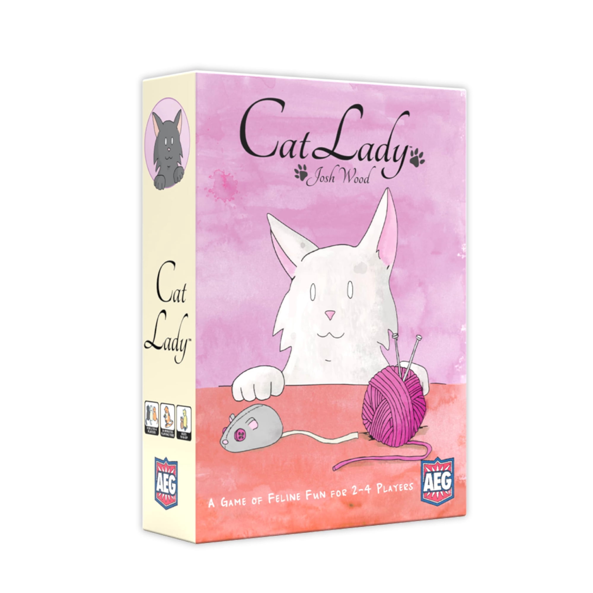 Juego De Mesa Aeg Cat Lady Family Card Drafting Para 2-4 Jugadores, 10 O Más