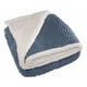 thumbnail image 4 of Frazada Andes Chiporro Espiga Azul 2 Plaza, 4 of 7