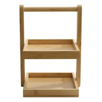 Genérico - Bandeja Decorativa Organizador Versátil 2 Niveles Asa Jhn