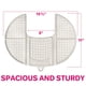 thumbnail image 4 of Organizador compacto, plegable y de silicona para herramientas de belleza Sink Topper, 4 of 9