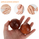 thumbnail image 3 of 2 Pcs Massage Handball Wood Massager Exercise Balls Foot Muscle Stretch Round Wooden Fitness Stress for Adults, 3 of 3