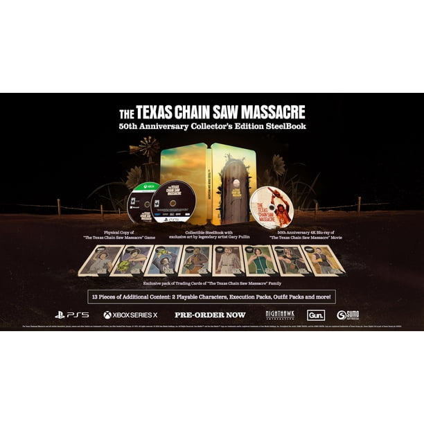 Videojuego Nighthawk Texas Chainsaw Massacre PS5 – Edición de coleccionista 50.º aniversario SteelBook