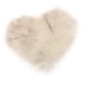 thumbnail image 3 of 40x50cm shaggy en forma de corazón alfombra de piso alfombrilla almohadilla cojín blanco + gris, 3 of 3