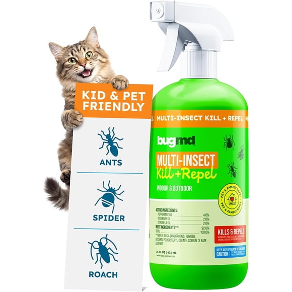 BugMD Pet Safe MultiInsect Killer and Repellent Spray