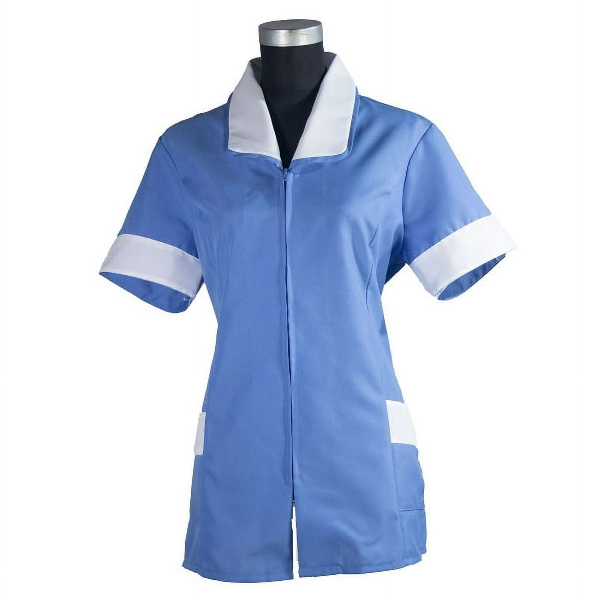 Ecclenan - Delantal Chaqueta Celeste Talla Xl