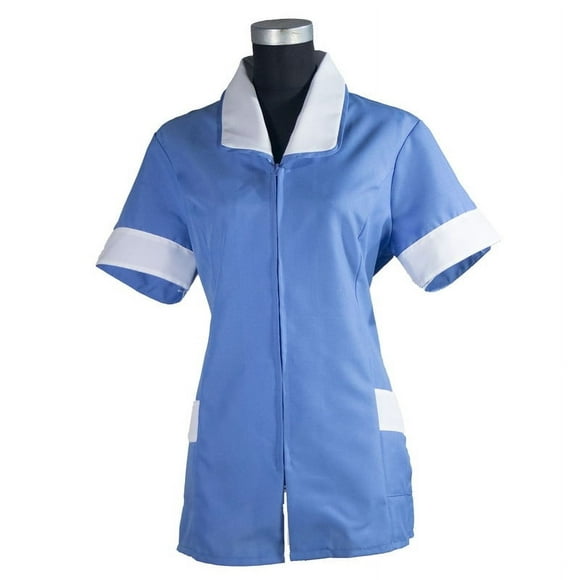 Delantal Chaqueta Celeste Talla S
