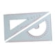 thumbnail image 5 of Regla Triangular, Transportador Profesional Portátil Para Profesores, Artistas, Enseñanza, Regla De ángulo Recto, 5 of 5