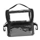 thumbnail image 4 of Bolsa para brochas de maquillaje de gran capacidad, impermeable, con divisor ajustable, portátil, con asa, bolsa organizadora de maquillaje de viaje Negro, 4 of 5