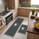 thumbnail image 2 of DUO DE ALFOMBRAS DE GOMA MINIMALISTAS PARA COCINA B0, 2 of 4