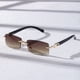 thumbnail image 5 of Gradient Rimless Sunglasses for Men and Women - UV400 Sun Shades for Summer Beach Vacations and Travel, 5 of 5