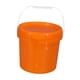 thumbnail image 5 of Lata De Pintura Portátil De 5 L, Vacía, Con Tapa Y Asa, Ideal Para Cocina, Jardín Y Viajes, Color Naranja, 5 of 5
