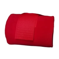 Ioensy - 4X Envolturas Para Patas De Caballo, Forro Polar Grueso Para Carreras, Accesorios Ecuestres, Ejercicio, Rojo