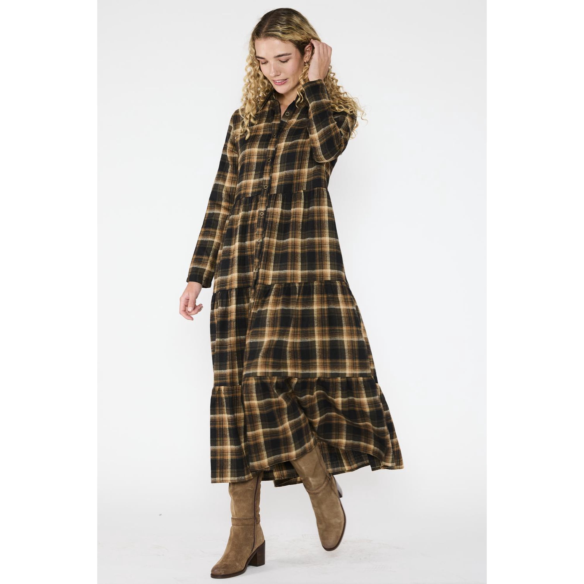 Eclipse - Vestido Taylor Café Cafe L