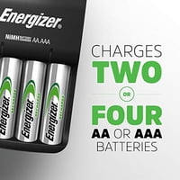 Recarga Energizer Cargador Básico Para Baterías Recargables 1 Recuento