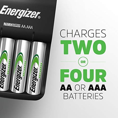 Recarga Energizer Cargador Básico Para Baterías Recargables 1 Recuento