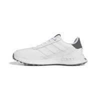 Zapatos De Golf Adidas S2G Pikeless Leather 24 Para Hombre, Color Blanco/Carbón