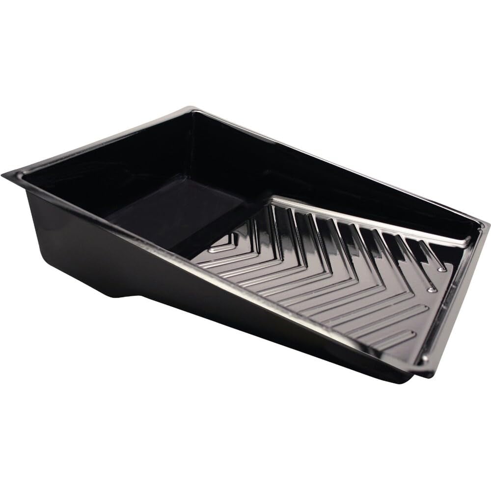 Tray Liner Leaktite Deep 3qt De Plástico Negro Para Bandeja De Pintura