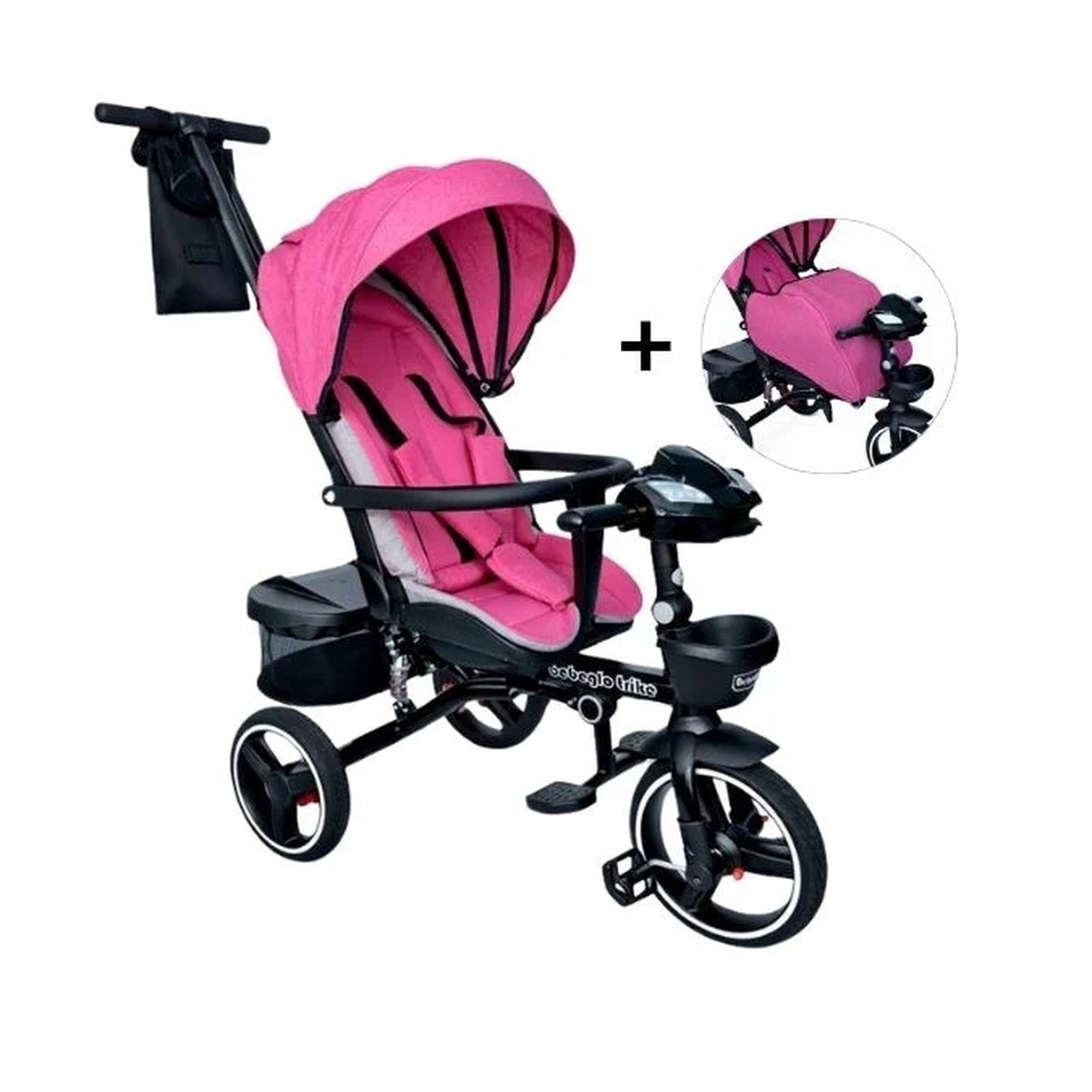 Coche trike plus 360 RS-4090 Fucsia