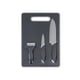 thumbnail image 2 of Set Cuchillo y Tabla Negro, 2 of 2