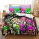 thumbnail image 1 of v231 Bed Sheets Printed Game Splatoons Bedding Set Duvet Cover Bedroom Comforter Single Twin King Size Quilt Cover Home Textile 3-Piece Bedding Set (1 Duvet Cover + 2 Pillow Shams) Bed Sheets ju231, 1 of 5