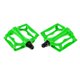 thumbnail image 3 of Pedales De Bicicleta Para Bicicleta Moldeada Integralmente 9 16 Pedales De Plataforma Con Rodamiento Verde, 3 of 3