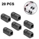 thumbnail image 2 of Clips para sujetar cables, paquete de 20, organizadores de cables de silicona autoadhesivos para escritorio, cable de carga USB, cable de alimentación, cable de ratón, PC, oficina, hogar., 2 of 8