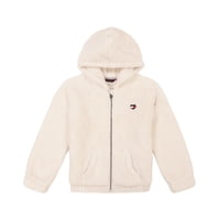 Sudadera Con Capucha Tommy Hilfiger De Forro Polar Con Cierre Completo Para Niñas De 12 A 14 Años
