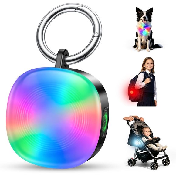 Cuvccn Safety Light 100LM, luz para collar de perro y cochecito, 4 modos