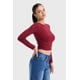 thumbnail image 2 of Polera Mujer Recogido Lateral Burdeo, 2 of 4