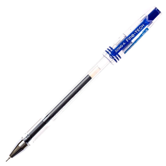 Bolígrafo de Tinta Gel Dong-A Fine-Tech 0.3 mm Azul Paquete de 12